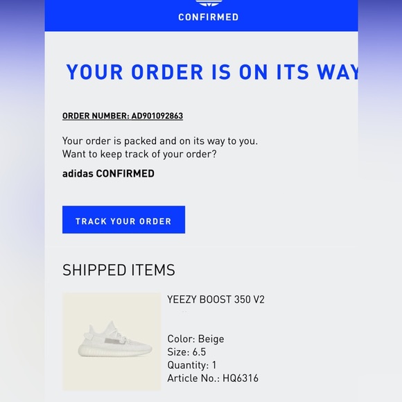 YEEZY BOOST 350 WHITE SZ 6.5 MENS 8.5 WOMENS GREAT CONDITION WITH ORDER INFO - Picture 8 of 8